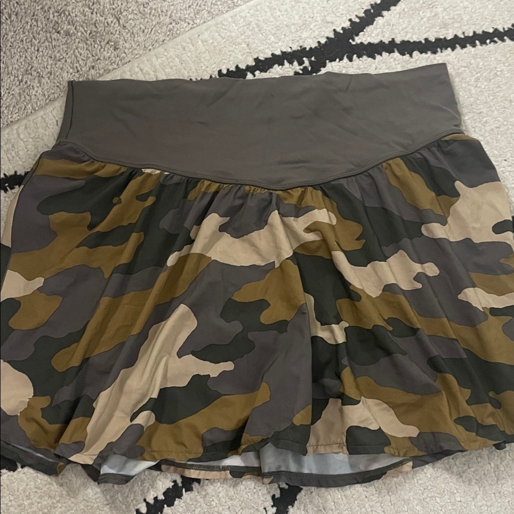Trendy Camouflage Mini Skirt